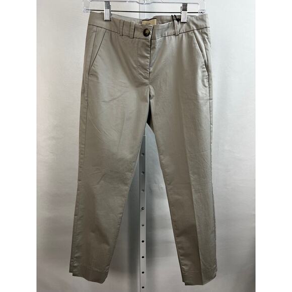 Spoon Golf Woman's Stretch Cotton Pants Sz 28 Light Taupe Grey $279 Size 28